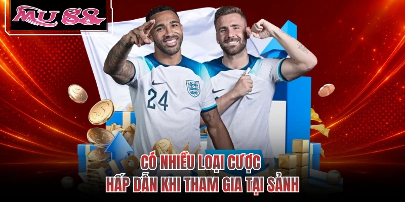 Có nhiều loại cược hấp dẫn khi tham gia tại sảnh