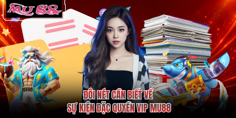 Đôi nét cần biết về sự kiện đặc quyền VIP MU88